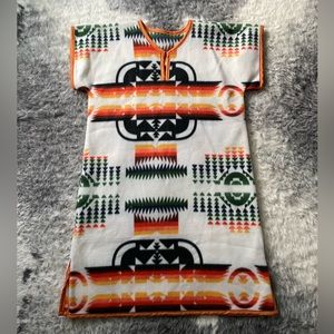 Aztec fleece dress